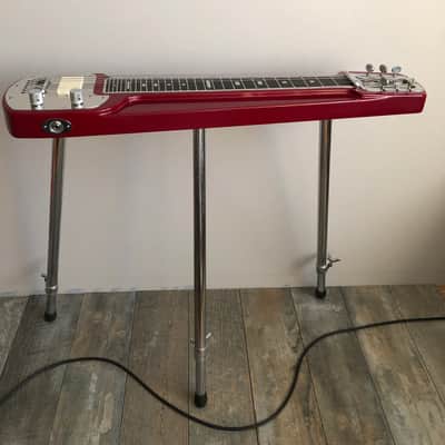 Rare Jedson Lap Steel - David Gilmour / Pink Floyd Specification with EMG Pickup - Dark Red image 11