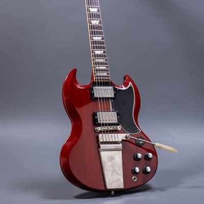 Gibson Custom Shop 1961 SG Standard Reissue Maestro Vibrola 2020s, Heritage Cherry image 2