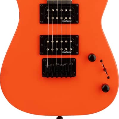 Jackson JS Series Dinky Minion JS1X Safety Orange 2/3 Scale Guitar image 1