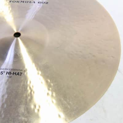 PAISTE FORMULA602 Modern Essentials Hi-Hat 15-inch 1052/1366 Paiste Hi-Hat Cymbal (06/12) image 7