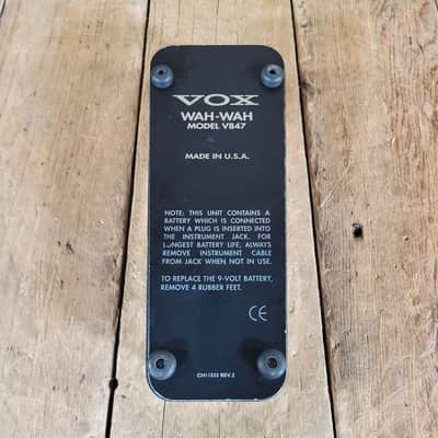 Vox V-847 Wah Wah Pedal in Box image 6
