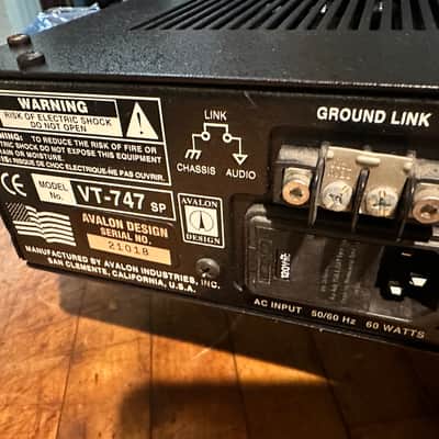 Avalon VT-747SP Stereo Compressor / EQ - NICE! image 5