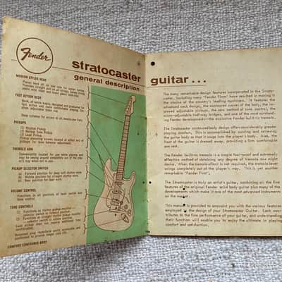Fender Manual 1962/63 image 2