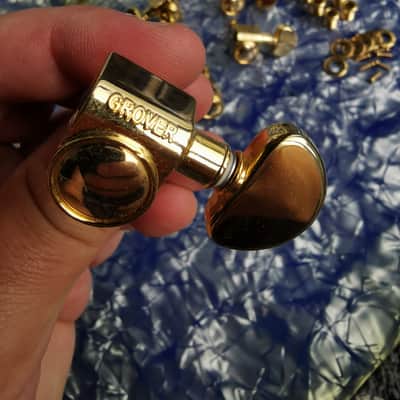 Grover 102G Rotomatic Guitar Tuning Machines - 3x3 2010s - Gold image 3