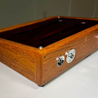 Nell Audio Hardwood Pedalboard - 13.5" x 9.5" - I/O inputs + 1/4 Jacks + XLR DI 2026 - Natural image 9