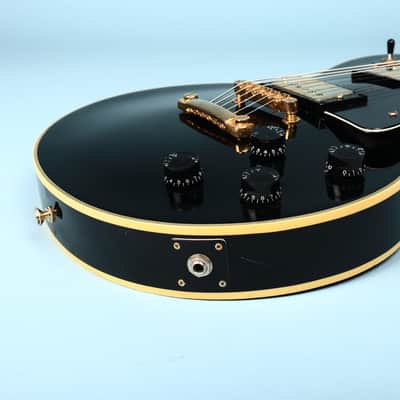 1989 Epiphone Les Paul Custom LPC-80 Open Book Ebony 1st Year image 7