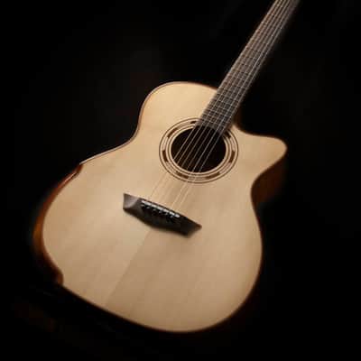 Washburn G66SCE Comfort Acoustic Electric Guitar (Spalt Maple) *USA Small Business* image 2