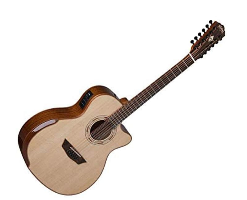 Washburn Comfort Deluxe Series 12 String Acoustic-Electric Guitar, Natural (WCG15SCE12-O-U) image 1