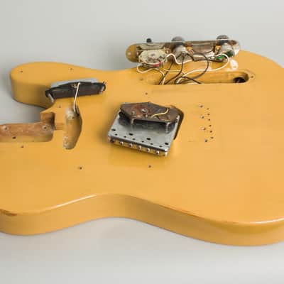 Immagine Fender  Telecaster Solid Body Electric Guitar (1972), ser. #387734, black gig bag case. - 14