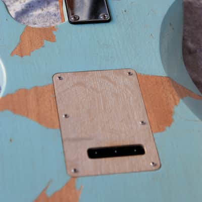 Build to Order GB Liuteria Traditional Strato Evolution Light blue relic image 2