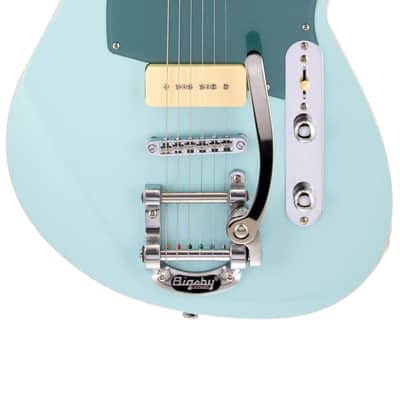 Reverend Charger 290 Bigsby Chronic Blue RW image 2