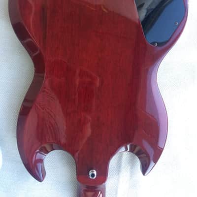 Greco EB-650 Bass 1987 Cherry Red image 8