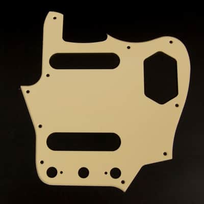 Replacment Pickguard For Jaguar style Guitar, 1-ply Cream USA Vintage reissued
