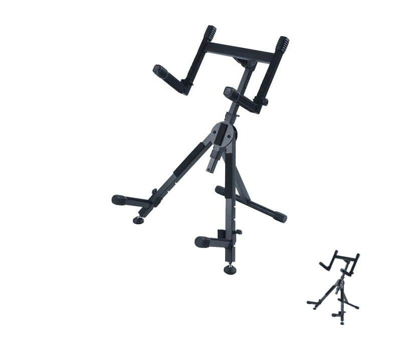 QuikLok BS-625 A-Frame Amplifier Stand (Black) -NEW image 1