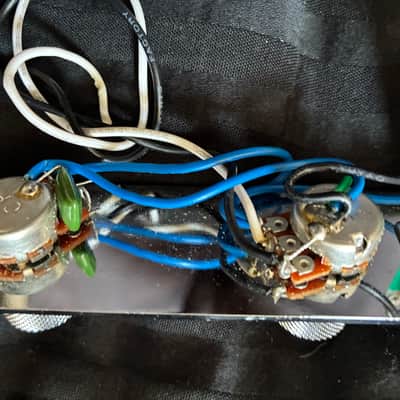 Squier Fender Telecaster loaded control plate chrome Excellent image 5