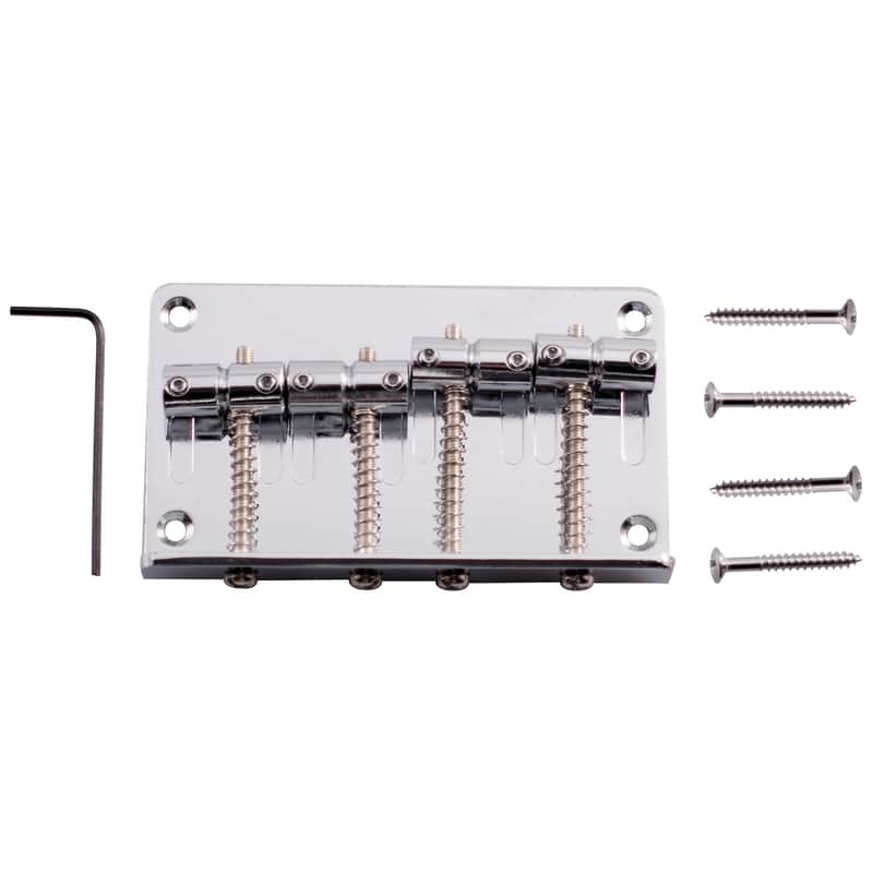 Seismic Audio SAGA20 Precision/Jazz-Bass Style Bass Guitar Bridge image 1