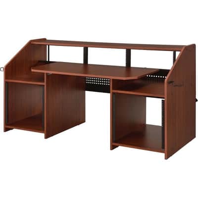 Large Music Production Desk – Studio Workstation with Keyboard Tray image 3