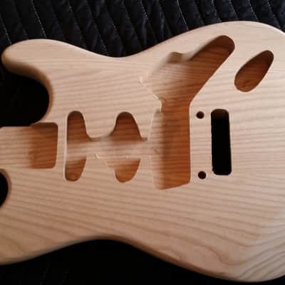 Frankenstrat EVH Kit Guitar - Ash Body - Floyd Rose image 4