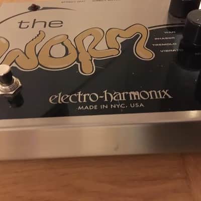 Electro-Harmonix The Worm Analog Wah / Phaser / Vibrato / Tremolo (Large Box) 2000s - Black/Metal image 2