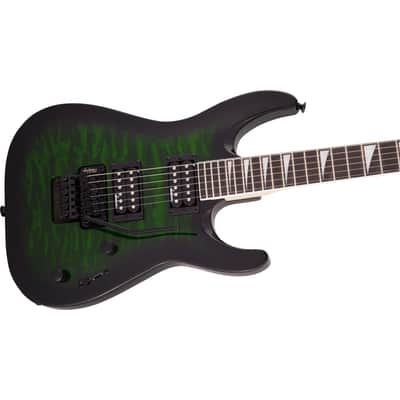 Jackson JS Series Dinky Arch Top JS32Q DKA Guitar - Transparent Green Burst image 2