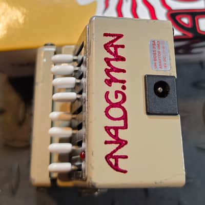 Analogman Boss GE-7 Graphic Equalizer Pro Mod EQ Taiwan Silver Label MIT Changed Back Plate image 5