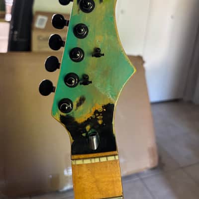 Unknown Stratocaster Kit Guitar - Hand Painted image 5