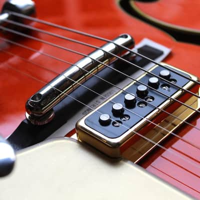 GRETSCH G6120DE Duane Eddy Signature Hollow Body Desert Sunrise, Hardcase, Papers, 3, 18 KG image 15