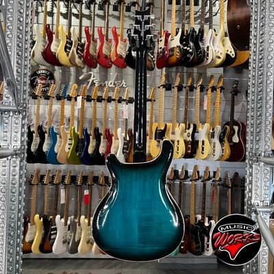 Prs   Se Hollowbody Ii Piezo Peacock Blue image 7