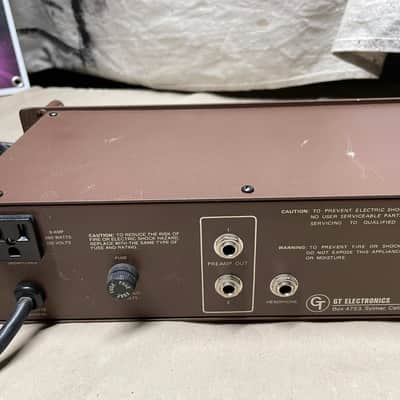 Groove Tubes GT Electronics Studio Series Tube Preamp For Bass 1990s Brown image 8