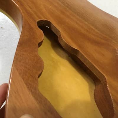Quilted Maple Top DIY Mahogany Guitar Body image 6