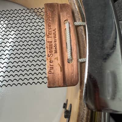 Pearl All Maple Shell Snare Drum - Yellow 14x5.5 image 10