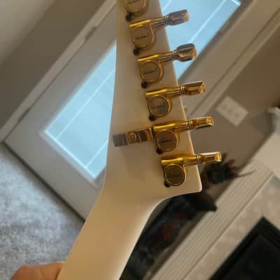 Jackson Randy Rhoads Concord V Limited Run 1992 - White w Pinstripes image 7
