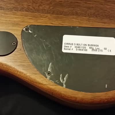 Peavey Cirrus Custom HP signature 2006 Bubinga/ Walnut image 8