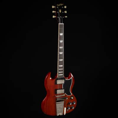 Epiphone Inspired by Gibson Custom 1964 SG Standard with Maestro Vibrola Reissue - Cherry Red image 2