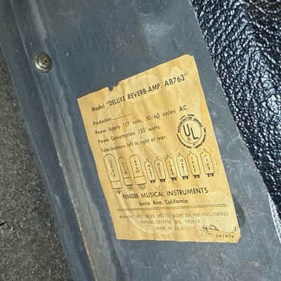 1970 Fender Deluxe Reverb-Amp image 11