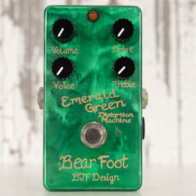 Bearfoot FX BJF Design Emerald Green Distortion Machine image 1