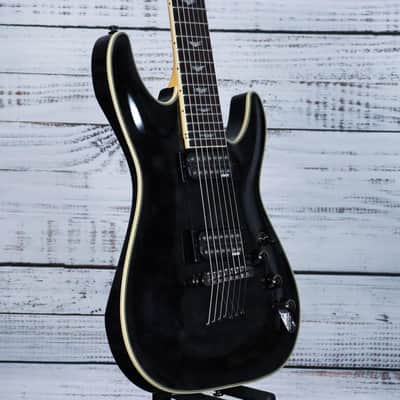 *DEMO* Schecter Omen Extreme-7 | See-Thru Black image 4