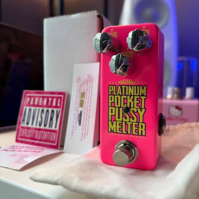 Limited Edition Steel Panther Platinum Pocket Pu$$y Melter Distortion Pedal image 1
