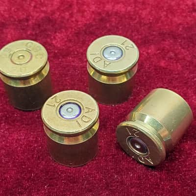 Bullet Knobs - 50 Caliber Case Head Brass Tone and Volume Guitar Knobs - Set of 4 image 7