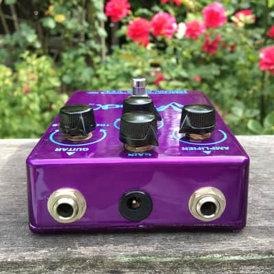 Prescription Electronics Yardbox 2003 •  Fuzz Face / Tone Bender clone • Rare Purple finish • MINT image 5