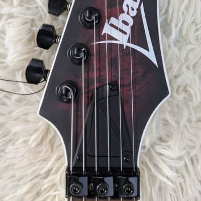 Ibanez RG Series RG470DXWWZM Solid Body Electric Guitar, Wine Red Frozen Matte image 5