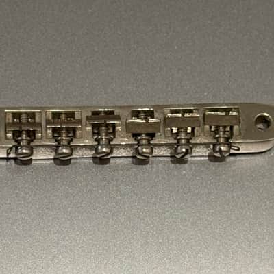 Gibson ABR-1 Tune-O-Matic Bridge 1980's, Nickel, Les Paul, SG, 335 image 1