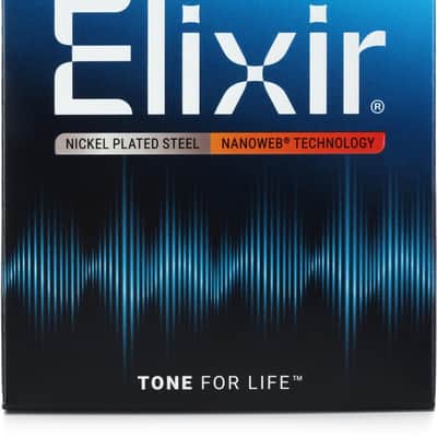 Elixir Strings 12002 Nanoweb Electric Guitar Strings - .009-.042 Super Light image 1
