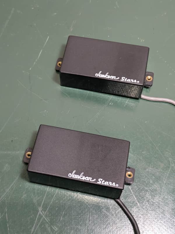 Jackson Stars Humbucker pair/set 00's Black Guitar pickups image 1