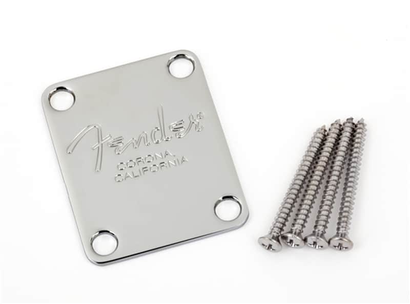 4 bolt American Series Bass Neck Plate image 1