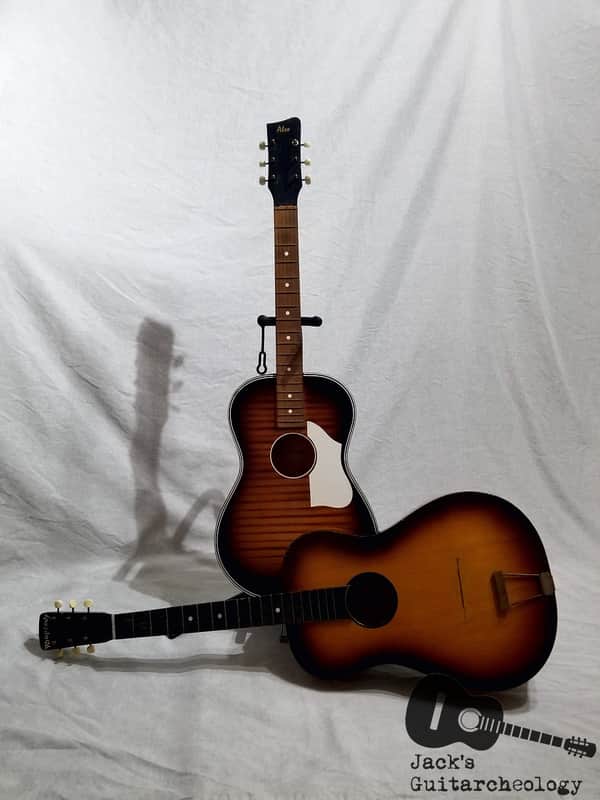 European-Made Parlor Guitar Project 2 Pack - Alex & Lignatone Parlor Guitars (1960s) image 1