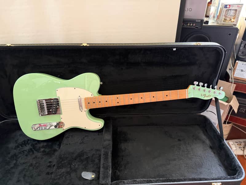 Fender Telecaster special edition guitar matching headstock 2009 - Sea foam green image 1