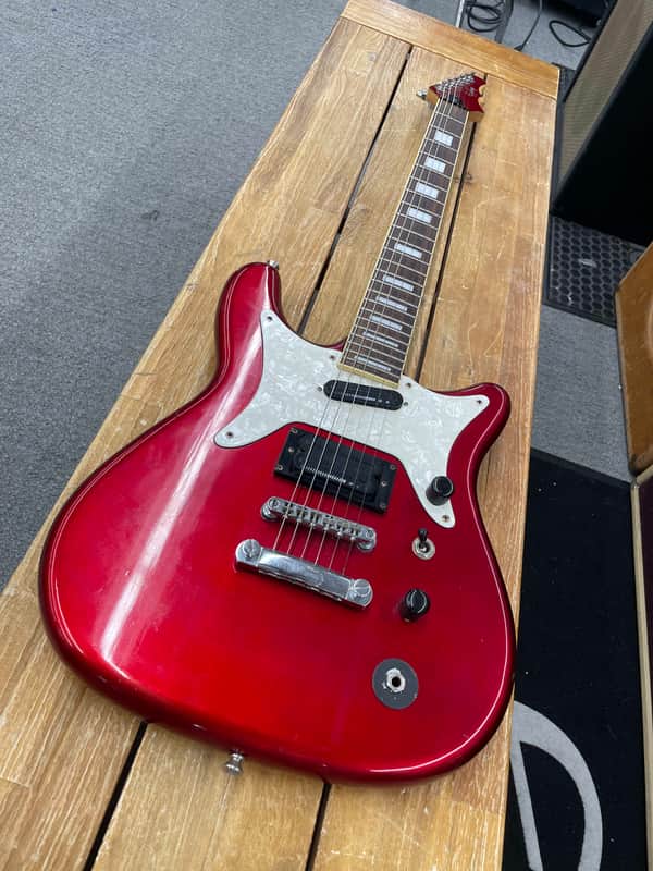 ギター EPIPHONE CORONET '65 Reissue Vintage 1965 Epiphone Coronet Electric Guitar Cherry Finish