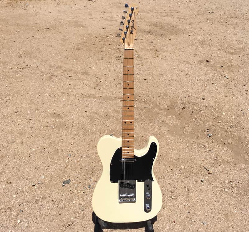 SX Guitar Telecaster, modified with Fender headstock & logo image 1