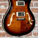 Excellent 2021 PRS SE Hollowbody II Piezo Black Gold Burst, Pro Setup